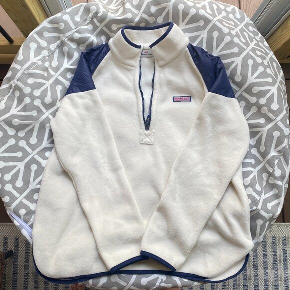 Vinyard Vines Gorpcore quarter zip fleece sweater - Picture 1 of 2